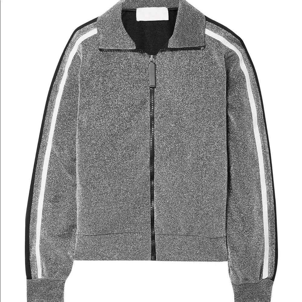No Ka Oi Designer silver athletic jacket - Picture 6 of 7
